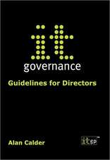 It Governance: Guidelines for Directors