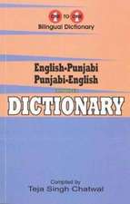 English-Punjabi & Punjabi-English One-to-One Dictionary. Exam Suitable: Script & Roman