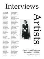 Interviews-Artists: Patterns Of Experience