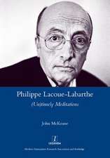 Philippe Lacoue-Labarthe: (Un)Timely Meditations