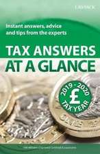 Tax Answers at a Glance 2019/20