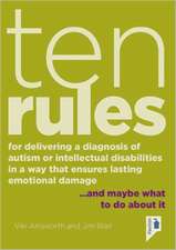 Ten Rules for Delivering a Diagnosis of Autism or Learning Disabilities in a Way That Ensures Lasting Emotional Damage: ...and Maybe What to Do about