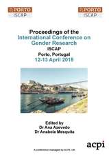 ICGR 2018 - Proceedings of the International Conference on Gender Research