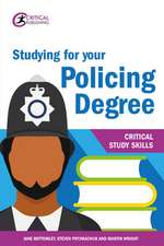 Studying for your Policing Degree