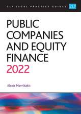 Public Companies and Equity Finance