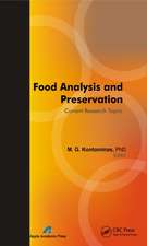 Food Analysis and Preservation: Current Research Topics