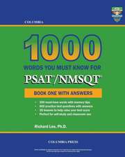 Columbia 1000 Words You Must Know for PSAT/NMSQT: Book One with Answers