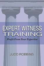 Expert Witness Training