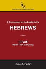 A Commentary on the Epistle to the Hebrews: Better Than Everything