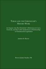 Torah and the Chronicler's History Work