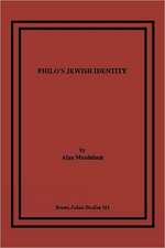 Philo's Jewish Identity