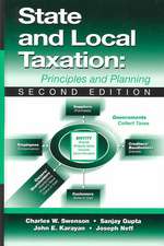 State and Local Taxation: Principles and Planning