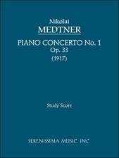 Piano Concerto No. 1, Op. 33 - Study Score