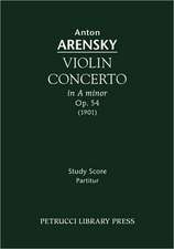 Violin Concerto, Op.54 - Study Score