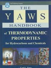 Yaws Handbook of Thermodynamic Properties