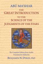 The Great Introduction to the Science of the Judgments of the Stars