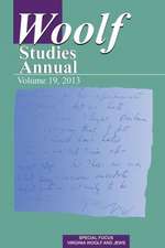 Woolf Studies Annual Vol 19