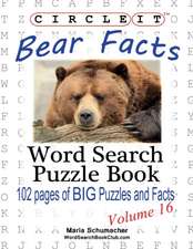 Circle It, Bear Facts, Word Search, Puzzle Book