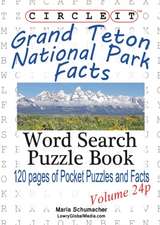 Circle It, Grand Teton National Park Facts, Pocket Size, Word Search, Puzzle Book