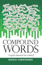 Compound Words: A quick reference for writers!