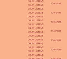 Drum Listens to Heart