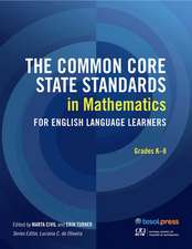 The Common Core State Standards in Mathematics for English Language Learners