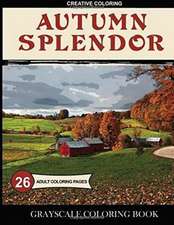 Autumn Splendor Grayscale Coloring Book