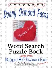 Circle It, Donny Osmond Facts, Word Search, Puzzle Book