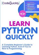 Learn Python Quickly