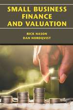 Small Business Finance and Valuation