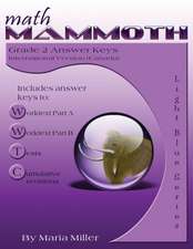 Math Mammoth Grade 2 Answer Keys (Canadian Version)