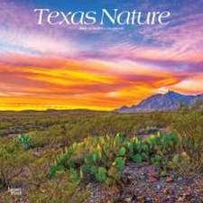 Texas Nature 2025 12 X 24 Inch Monthly Square Wall Calendar Plastic-Free