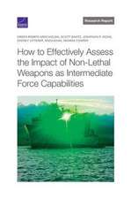 How to Effectively Assess the Impact of Non-Lethal Weapons as Intermediate Force Capabilities