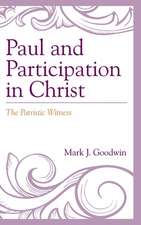 Paul and Participation in Christ