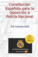 Constitucion Espanola Para La Oposicion a Policia Nacional