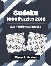 Sudoku 1000 Puzzles 2018