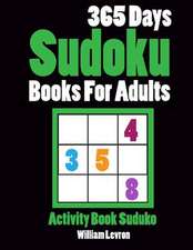 365 Days Sudoku Books for Adults