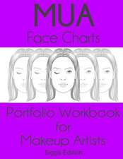 Mua Face Charts Portfolio Workbook for Makeup Artists Sigga Edition