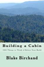 Building a Cabin