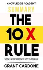 Summary: The 10x Rule: The Only Difference Between Success and Failure 