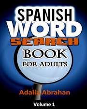 Spanish Word Search Book for Adults