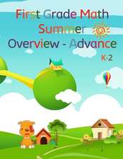 First Grade Math, Summer Overview - Advance