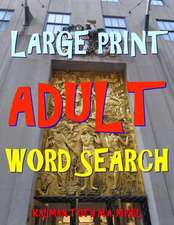 Large Print Adult Word Search