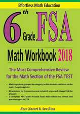 6th Grade FSA Math Workbook 2018