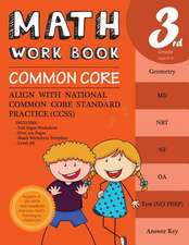 3rd Grade Math Workbook Common Core Math