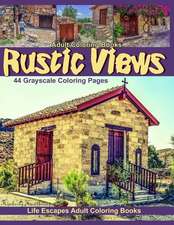 Adult Coloring Books Rustic Views