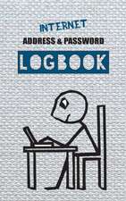 Internet Address and Password Logbook