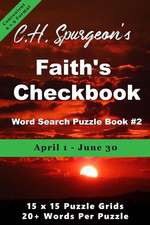 C. H. Spurgeon's Faith Checkbook Word Search Puzzle Book #2