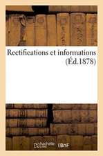 Rectifications Et Informations .