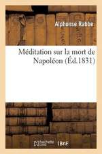 Meditation Sur La Mort de Napoleon